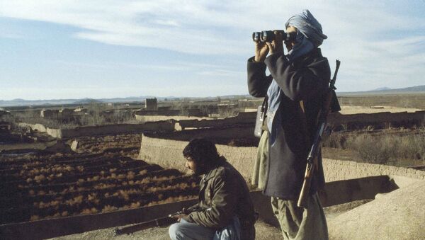 Afghan mujahedeen rebels in Afghanistan are shown, Feb. 10, 1980 - Sputnik International