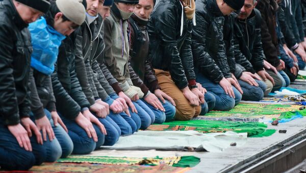 Muslims pray (File) - Sputnik International