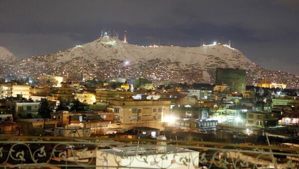 A general view of a neighborhood during the night in Kabul, Afghanistan, Sunday, Feb, 13, 2011 - Sputnik International