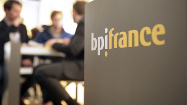 The logo of bpifrance at the Salon des Entrepreneurs (entrepreneurship fair) in Paris (File) - Sputnik International