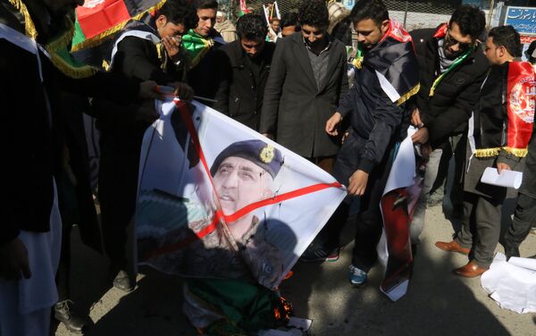 Demonstration in Kabul against Pakistan - Sputnik International