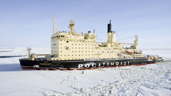 Nuclear-powered icebreaker Taymyr - Sputnik International