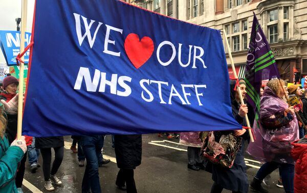 London march in support of the National Health Service (NHS) - Sputnik International