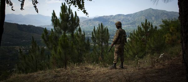 A Pakistani soldiers stands guard in Ghar-I-Hira camp, in the upper Swat Valley, Pakistan (File) A Pakistani soldiers stands guard in Ghar-I-Hira camp, in the upper Swat Valley, Pakistan (File) - Sputnik International