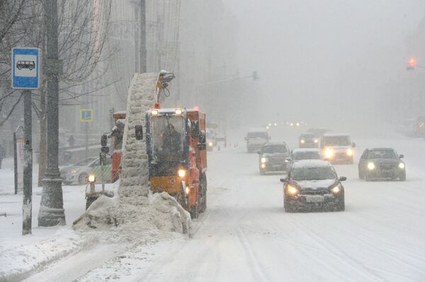 Snowfall in Moscow Snowfall in Moscow - Sputnik International