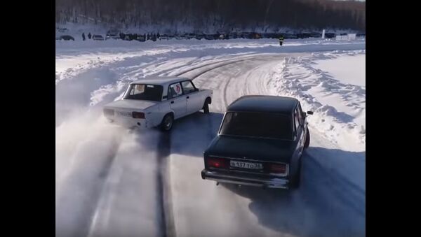 Second Winter Drift Championship in Russia - Sputnik International