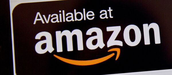 This file photo taken on December 28, 2016 shows the logo of US electronic commerce and cloud computing company Amazon in Vertou, France This file photo taken on December 28, 2016 shows the logo of US electronic commerce and cloud computing company Amazon in Vertou, France - Sputnik International