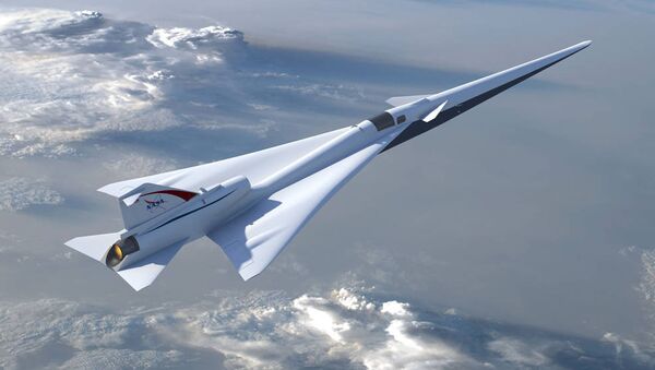 NASA's Quiet Supersonic Jet - Sputnik International