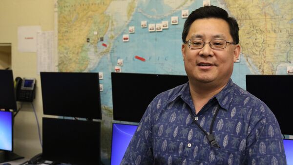 In this Feb. 1, 2018 photo, Jeffrey Wong, current operations officer for the Hawaii Emergency Management Agency, poses for a photo in Honolulu - Sputnik International