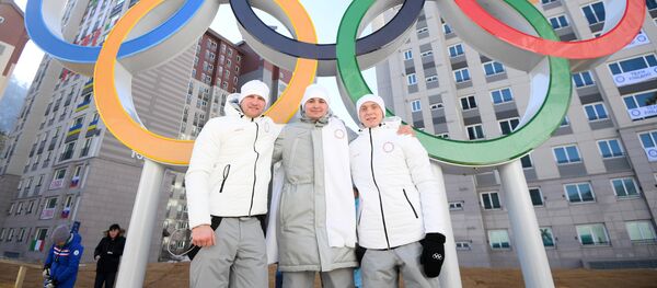 Russian athletes in the Pyeongchang Olympic Village - Sputnik International