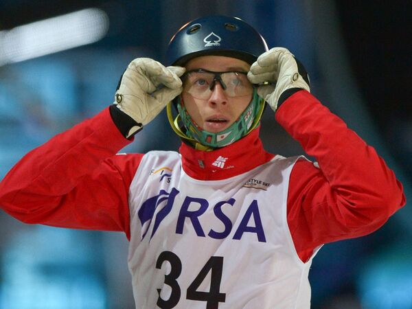 Maxim Burov of Russia is seen here after men's aerials finals at the FIS Freestyle World Cup event in Moscow. (File) Maxim Burov of Russia is seen here after men's aerials finals at the FIS Freestyle World Cup event in Moscow. (File) - Sputnik International
