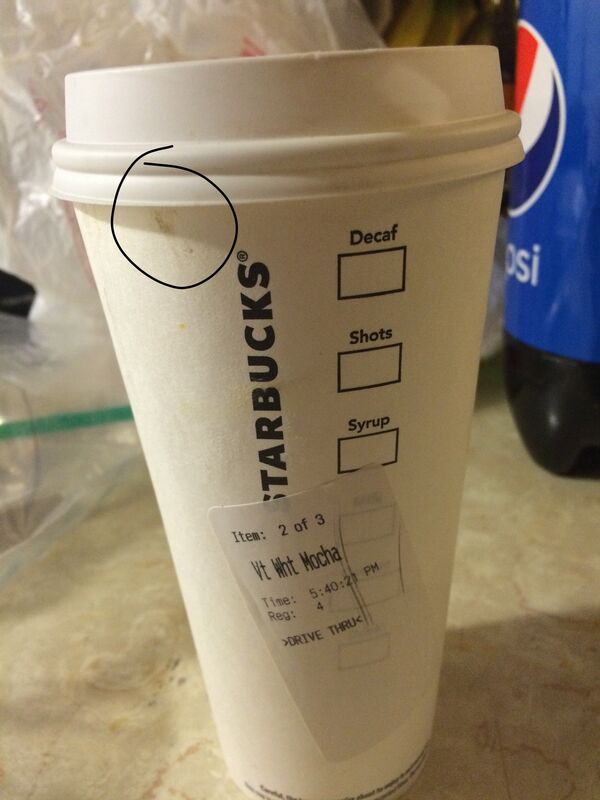 Bloody stain on Starbucks cup given to the Vice family Bloody stain on Starbucks cup given to the Vice family - Sputnik International