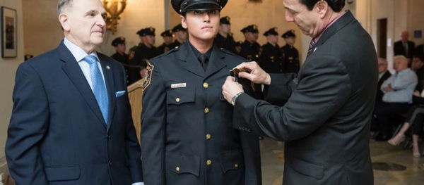 Kristen Hyman at the Hudson County Sheriff's Department swearing in ceremony in June 2017 - Sputnik International