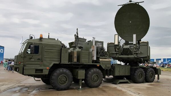 Russia's Krasukha-2 Electronic Warfare System deployed at a military expo.  - Sputnik International