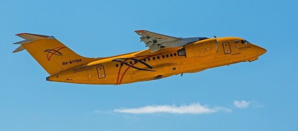 The Samara Airlines An-148 RA-61704 plane during take-off at Domodedovo airport. Archive photo from May 2017. The Saratov Airlines flight 703 Moscow-Orsk crashed on February 11, 2018 in the Moscow Region The Samara Airlines An-148 RA-61704 plane during take-off at Domodedovo airport. Archive photo from May 2017. The Saratov Airlines flight 703 Moscow-Orsk crashed on February 11, 2018 in the Moscow Region - Sputnik International