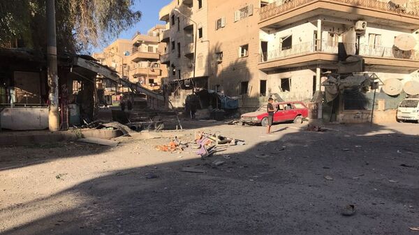 Aftermath of artillery attacks on Al-Qusur in Deir ez-Zor. File photo - Sputnik International