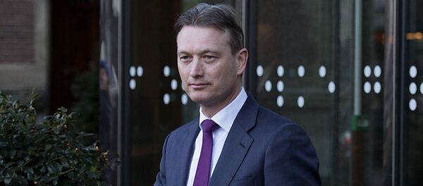 Dutch Minister of Foreign Affairs Halbe Zijlstra leaves the Dutch parliament Tweede Kamer after he announced his resignation in The Hague Dutch Minister of Foreign Affairs Halbe Zijlstra leaves the Dutch parliament Tweede Kamer after he announced his resignation in The Hague - Sputnik International