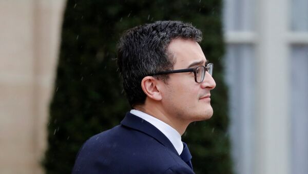 French Minister of Public Action and Accounts Gerald Darmanin leaves the Elysee Palace following the weekly cabinet meeting in Paris, France, January 31, 2018 - Sputnik International