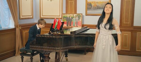 Belarusian President's Son Nikolai Lukashenko plays piano, extending Spring Festival greeting Belarusian President's Son Nikolai Lukashenko plays piano, extending Spring Festival greeting - Sputnik International