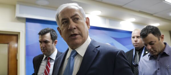 Israeli Prime Minister Benjamin Netanyahu arrives for a cabinet meeting in Jerusalem, Wednesday, Jan. 3, 2018 - Sputnik International