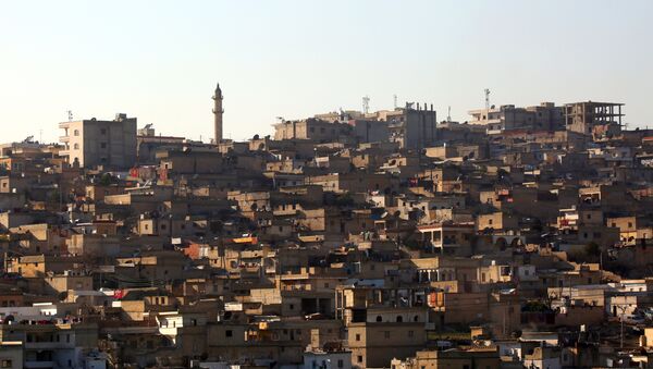 A general view shows the Syrian Kurdish enclave of Afrin - Sputnik International