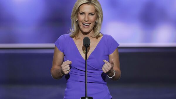 Conservative political commentator Laura Ingraham speaks during the third day of the Republican National Convention in Cleveland. (File) - Sputnik International