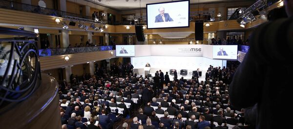 Conference chairman Wolfgang Ischinger talks at the Munich Security Conference in Munich, Germany, February 16, 2018 - Sputnik International