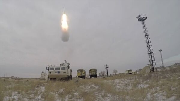 Tor-M2DT missile system test launch - Sputnik International