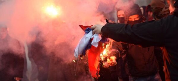 Погром в офисе Россотрудничества в Киеве Погром в офисе Россотрудничества в Киеве - Sputnik International