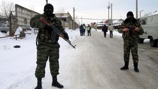 Special forces' soldiers on an anti-terrorist operation , Dagestan (File) - Sputnik International