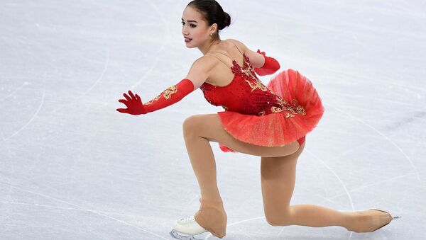 Olympic Athlete from Russia Alina Zagitova performing her free program during the women's team figure skating competition at the XXIII Olympic Winter Games in Pyeongchang - Sputnik International