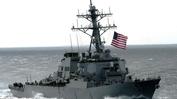 The US Navy (USN) Arleigh Burke Class Guided Missile Destroyer USS CARNEY (DDG 64) - Sputnik International