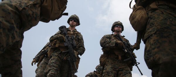 U.S. Marines join in an ongoing Cobra Gold U.S.-Thai joint military exercise on Hat Yao beach in Chonburi province, eastern Thailand, Saturday, Feb. 17, 2018. U.S. Marines join in an ongoing Cobra Gold U.S.-Thai joint military exercise on Hat Yao beach in Chonburi province, eastern Thailand, Saturday, Feb. 17, 2018. - Sputnik International
