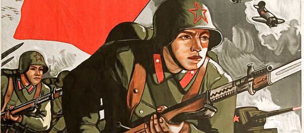 For the Motherland: Red Army on Soviet Posters For the Motherland: Red Army on Soviet Posters - Sputnik International
