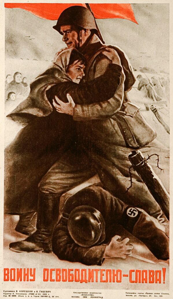 For Motherland: Red Army on Soviet Posters - Sputnik International