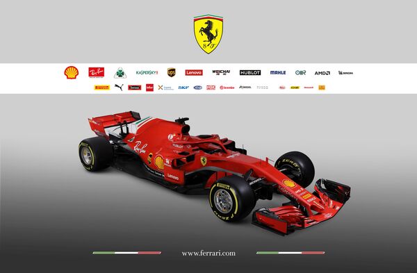 The new Ferrari F1 car model SF71H is seen in this handout photo released from Maranello, Italy, February 22, 2018. The new Ferrari F1 car model SF71H is seen in this handout photo released from Maranello, Italy, February 22, 2018. - Sputnik International