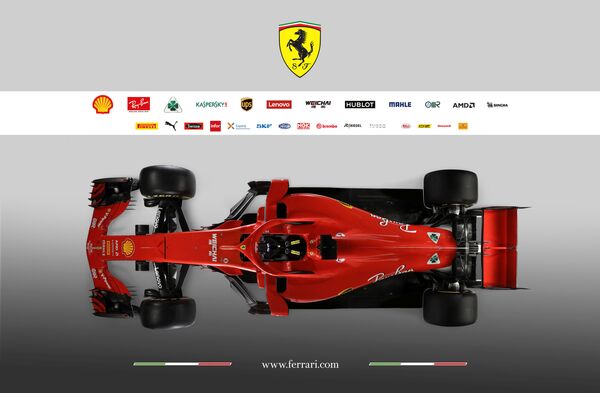 The new Ferrari F1 car model SF71H is seen in this handout photo released from Maranello, Italy, February 22, 2018. The new Ferrari F1 car model SF71H is seen in this handout photo released from Maranello, Italy, February 22, 2018. - Sputnik International
