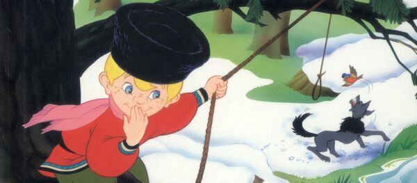 Front page of children's book Petya and the Wolf. Moscow. Timoshka Publishers. 2003 - Sputnik International