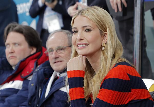 Curling - Pyeongchang 2018 Winter Olympics - Men's Final - Sweden v U.S. - Gangneung Curling Center - Gangneung, South Korea - February 24, 2018 - U.S. President Donald Trump's daughter and senior White House adviser, Ivanka Trump attends the men's final - Sputnik International