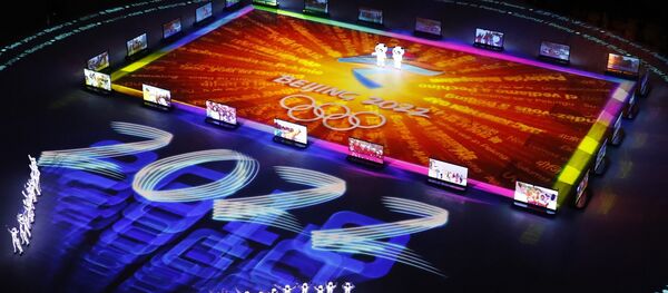 Pyeongchang 2018 Winter Olympics - Closing ceremony - Pyeongchang Olympic Stadium - Pyeongchang, South Korea - February 25, 2018 - A general view during the closing ceremony Pyeongchang 2018 Winter Olympics - Closing ceremony - Pyeongchang Olympic Stadium - Pyeongchang, South Korea - February 25, 2018 - A general view during the closing ceremony - Sputnik International