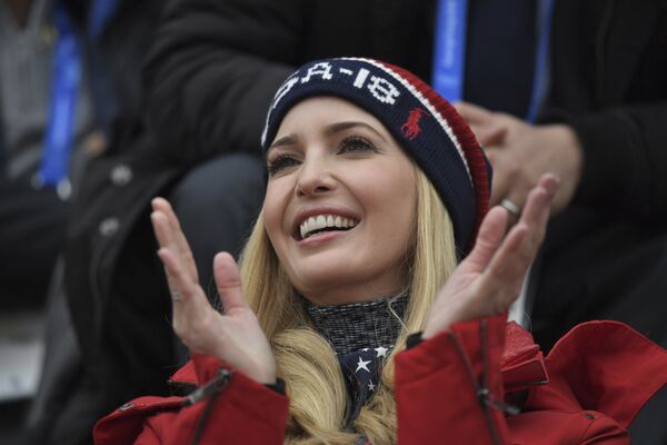 Ivanka Trump, daughter of U.S. President Donald Trump, watches the men's Big Air snowboard competition at the 2018 Winter Olympics in Pyeongchang, South Korea, Saturday, Feb. 24, 2018 Ivanka Trump, daughter of U.S. President Donald Trump, watches the men's Big Air snowboard competition at the 2018 Winter Olympics in Pyeongchang, South Korea, Saturday, Feb. 24, 2018 - Sputnik International