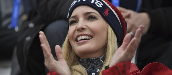 Ivanka Trump, daughter of U.S. President Donald Trump, watches the men's Big Air snowboard competition at the 2018 Winter Olympics in Pyeongchang, South Korea, Saturday, Feb. 24, 2018 - Sputnik International