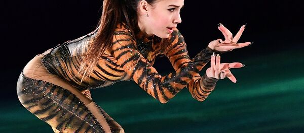 Russian figure skater Alina Zagitova during the exhibition gala at the XXIII Winter Olympic Games Russian figure skater Alina Zagitova during the exhibition gala at the XXIII Winter Olympic Games - Sputnik International