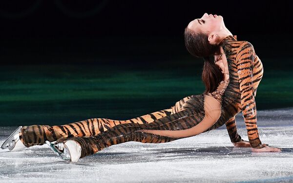 Russian figure skater Alina Zagitova during the exhibition gala at the XXIII Winter Olympic Games - Sputnik International