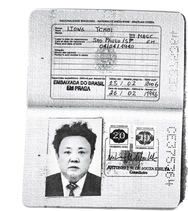 An authentic Brazilian passport issued to North Korea's late leader Kim Jong-il An authentic Brazilian passport issued to North Korea's late leader Kim Jong-il - Sputnik International