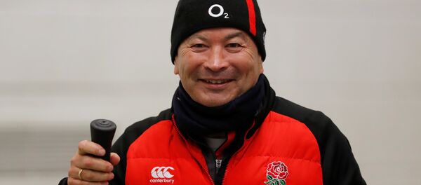 England head coach Eddie Jones during training England head coach Eddie Jones during training - Sputnik International