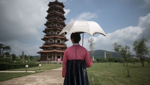 A girl in a historical park on the outskirts of Pyongyang. (File) - Sputnik International