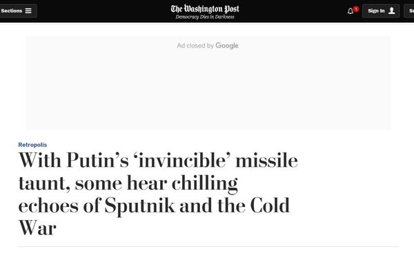 The Washington Post screengrab - Sputnik International