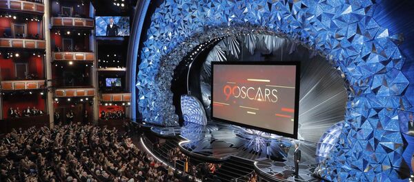 90th Academy Awards - Oscars Show – Hollywood, California, U.S., 04/03/2018 – General view of the stage as host Jimmy Kimmel presides over the show - Sputnik International