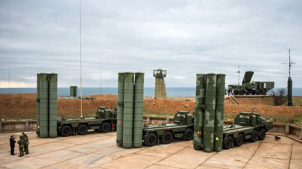 The S-400 Triumf air defense system enters service in Sevastopol to protect Russian air borders. File photo - Sputnik International